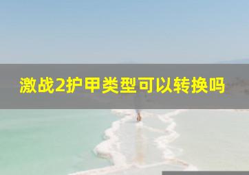 激战2护甲类型可以转换吗