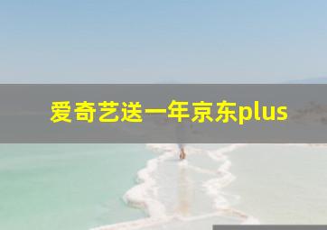 爱奇艺送一年京东plus