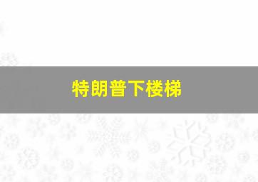 特朗普下楼梯