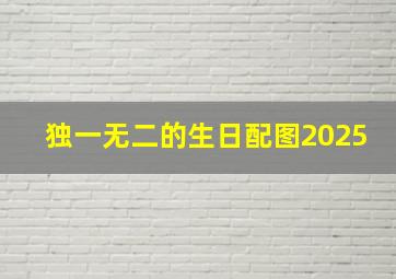 独一无二的生日配图2025