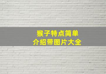 猴子特点简单介绍带图片大全