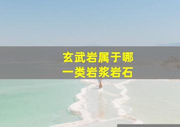 玄武岩属于哪一类岩浆岩石