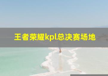 王者荣耀kpl总决赛场地