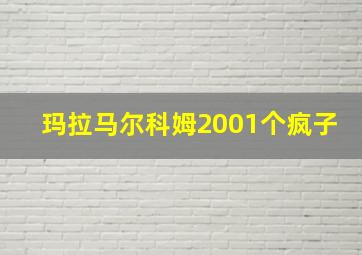 玛拉马尔科姆2001个疯子