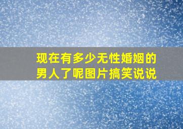 现在有多少无性婚姻的男人了呢图片搞笑说说