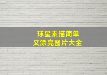 球星素描简单又漂亮图片大全