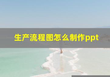 生产流程图怎么制作ppt