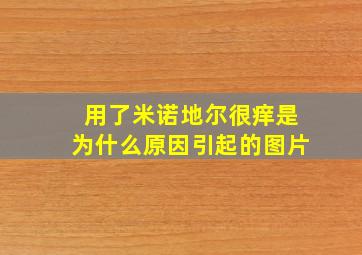 用了米诺地尔很痒是为什么原因引起的图片