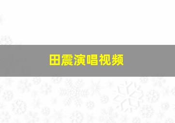 田震演唱视频