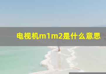 电视机m1m2是什么意思