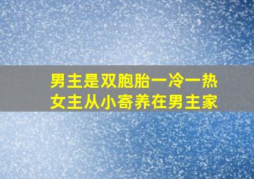 男主是双胞胎一冷一热女主从小寄养在男主家