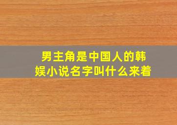 男主角是中国人的韩娱小说名字叫什么来着