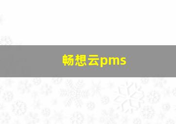 畅想云pms