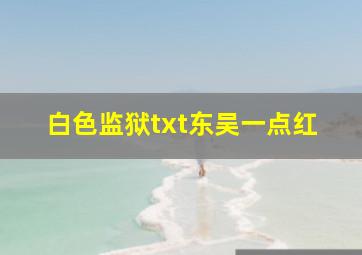 白色监狱txt东吴一点红