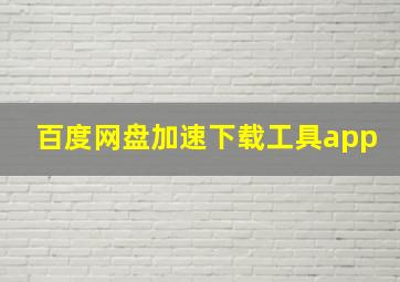 百度网盘加速下载工具app