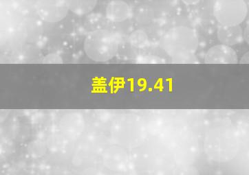 盖伊19.41