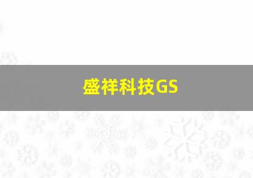 盛祥科技GS