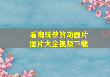 看蜘蛛侠的动画片图片大全视频下载