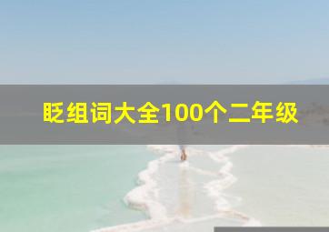 眨组词大全100个二年级