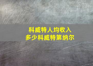 科威特人均收入多少科威特第纳尔