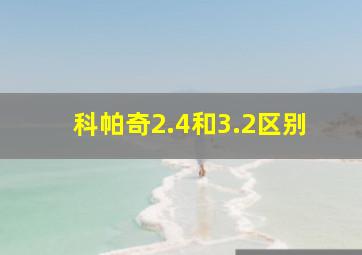 科帕奇2.4和3.2区别