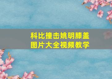 科比撞击姚明膝盖图片大全视频教学