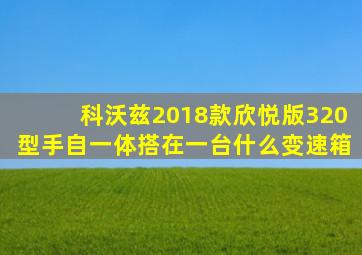 科沃兹2018款欣悦版320型手自一体搭在一台什么变速箱