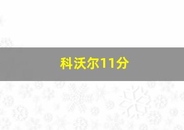 科沃尔11分