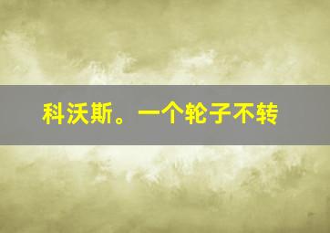 科沃斯。一个轮子不转