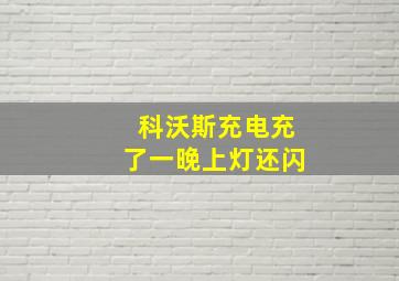 科沃斯充电充了一晚上灯还闪