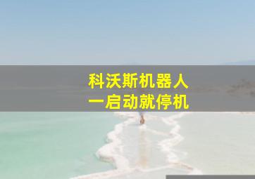 科沃斯机器人一启动就停机