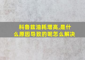 科鲁兹油耗增高,是什么原因导致的呢怎么解决