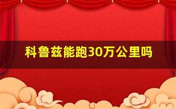 科鲁兹能跑30万公里吗