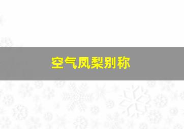 空气凤梨别称