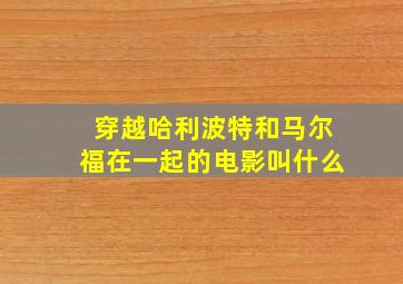 穿越哈利波特和马尔福在一起的电影叫什么