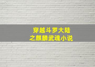 穿越斗罗大陆之麒麟武魂小说