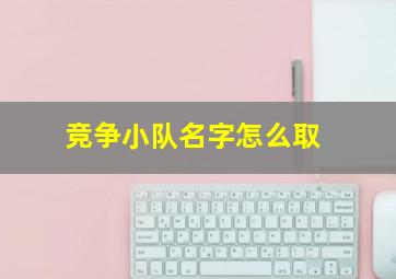 竞争小队名字怎么取