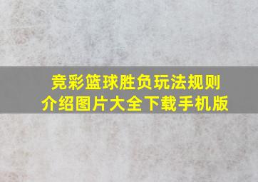 竞彩篮球胜负玩法规则介绍图片大全下载手机版