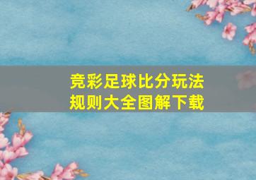 竞彩足球比分玩法规则大全图解下载