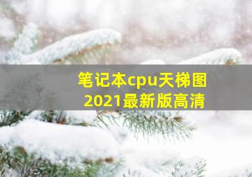 笔记本cpu天梯图2021最新版高清