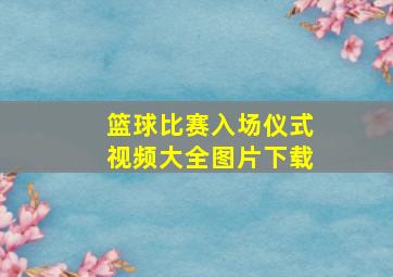 篮球比赛入场仪式视频大全图片下载