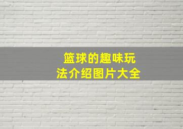 篮球的趣味玩法介绍图片大全