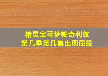 精灵宝可梦帕奇利兹笫几季笫几集出现屁股