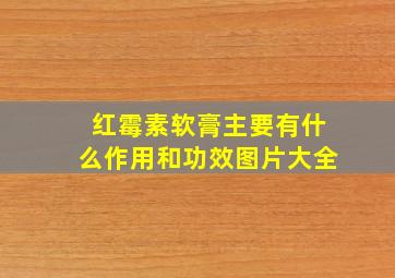 红霉素软膏主要有什么作用和功效图片大全