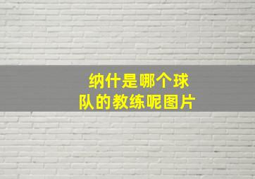 纳什是哪个球队的教练呢图片