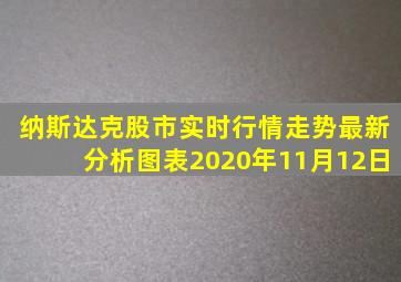 纳斯达克股市实时行情走势最新分析图表2020年11月12日