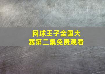 网球王子全国大赛第二集免费观看