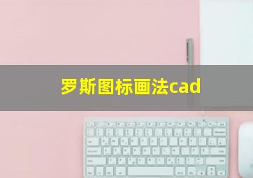 罗斯图标画法cad