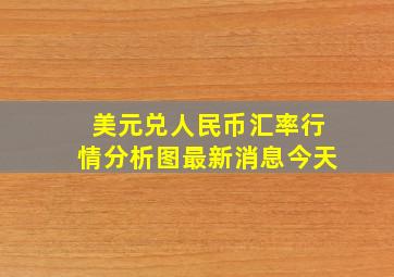 美元兑人民币汇率行情分析图最新消息今天