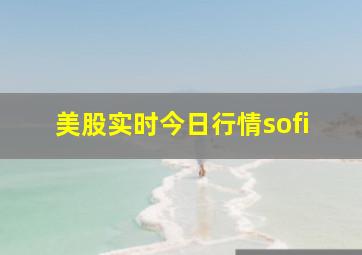 美股实时今日行情sofi